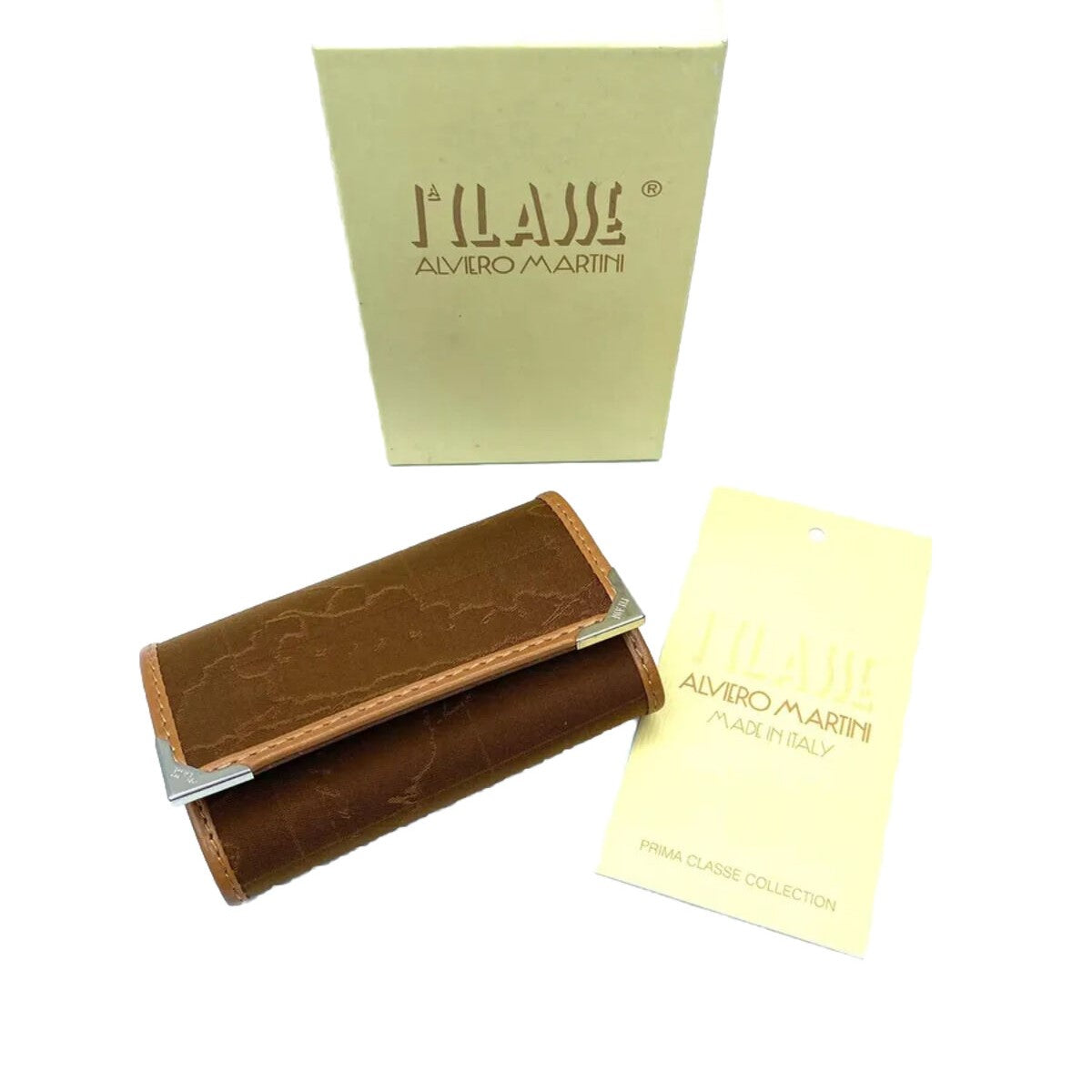 Alviero Martini 1^ Classe Portachiavi Geo Caramel Donna