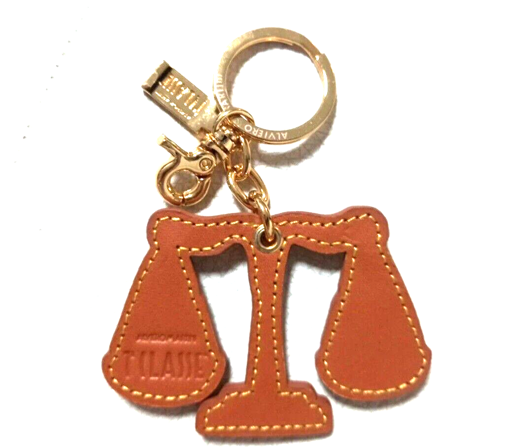 Alviero Martini 1^ Classe Portachiavi charm Geo segno zodiaco Bilancia Donna