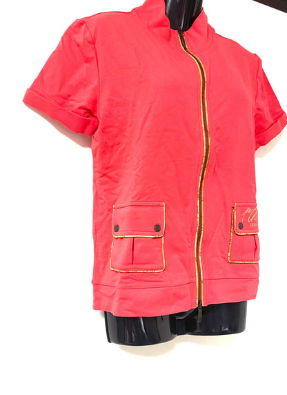 ALVIERO MARTINI 1^ CLASSE MAGLIA DONNA GEO ROSSO CORALLO