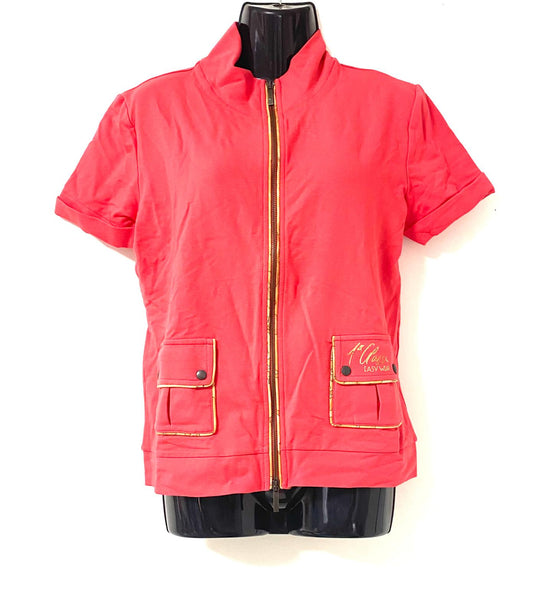 ALVIERO MARTINI 1^ CLASSE MAGLIA DONNA GEO ROSSO CORALLO