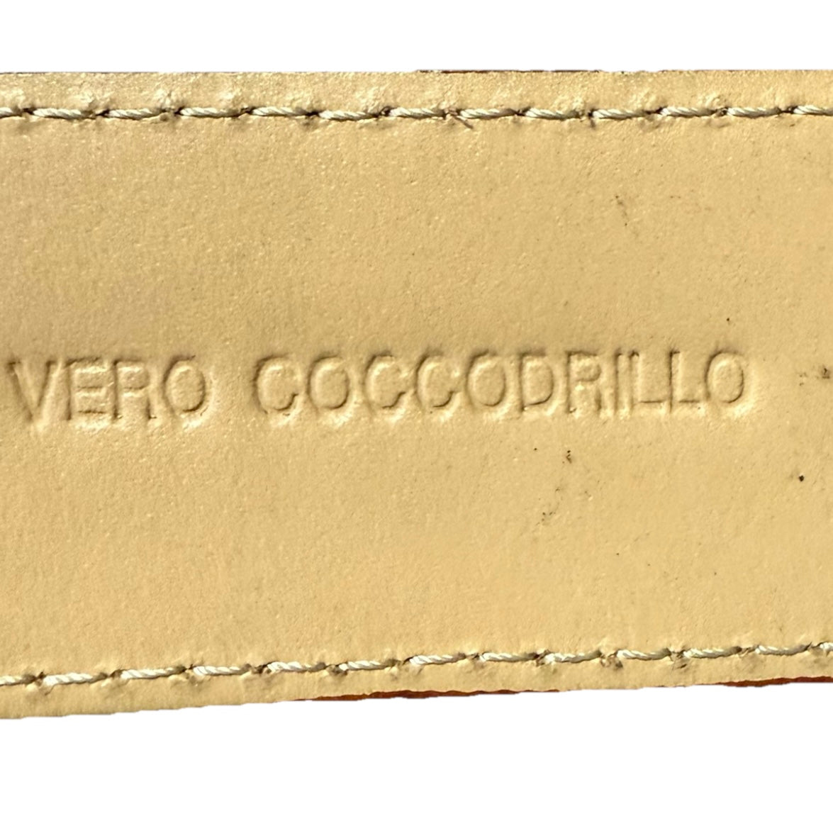 CINTURA PATCHWORK UNISEX BANDIERE DEL MONDO IN PELLE E VERO COCCODRILLO