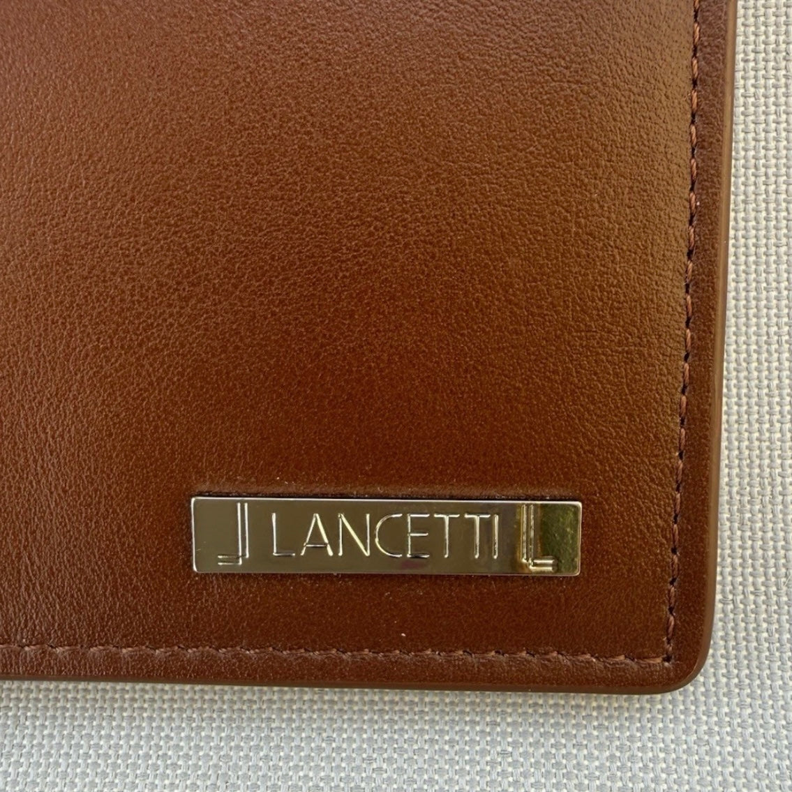LANCETTI PORTAFOGLIO UOMO IN PELLE VITELLO MARRONE