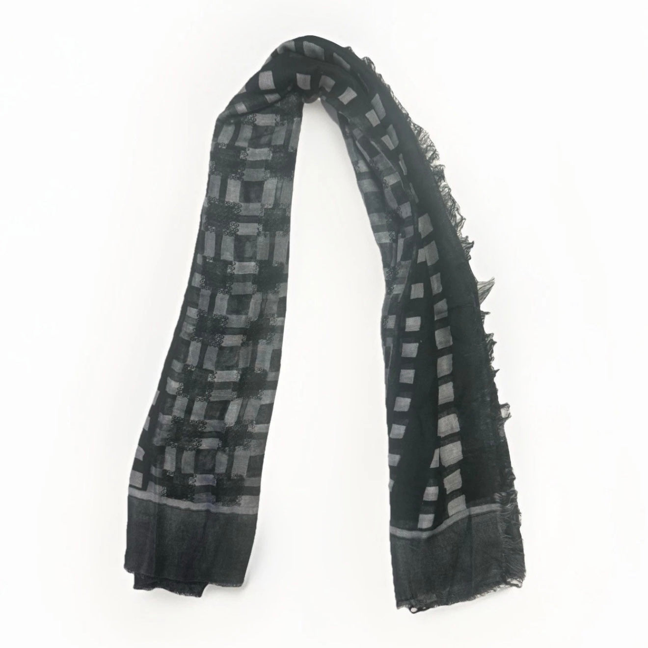 PESERICO SCIARPA UOMO GRIGIO NERA