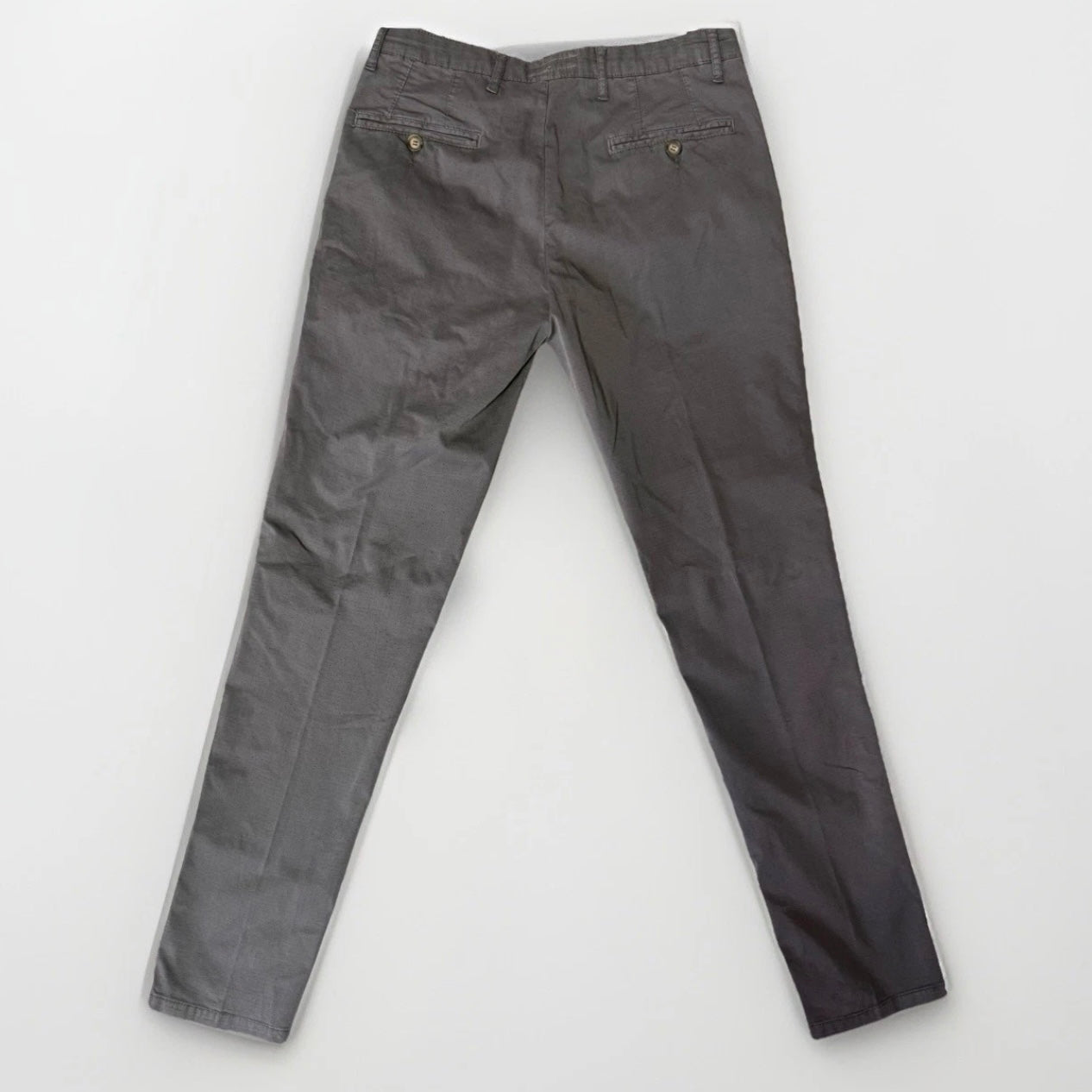 STHENFORD PANTALONI UOMO A SIGARETTA COTONE GRIGIO CON MICRO POIS