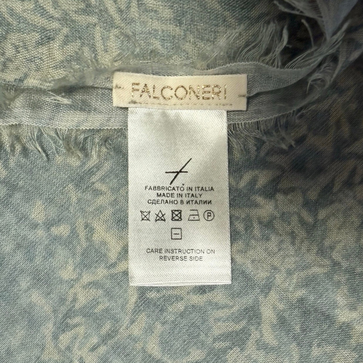 FALCONERI SCIARPA DONNA AZZURRO