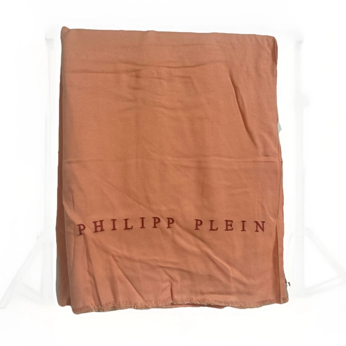 PHILIPP PLEIN SCIARPA UNISEX VISCOSA SALMONE