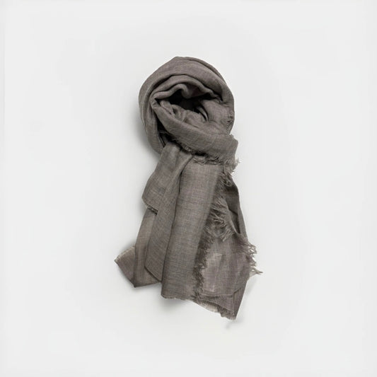 ONE SIZE SCIARPA UNISEX GRIGIO CHIARO