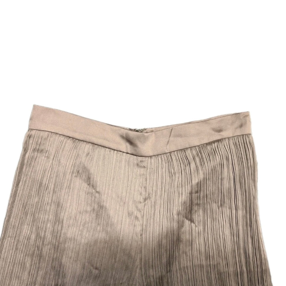 MAX MARA PANTALONI ELEGANTI PLISSETTATI BEIGE