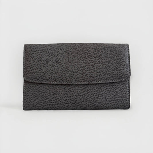 PORTAFOGLIO DONNA PELLE GRIGIO