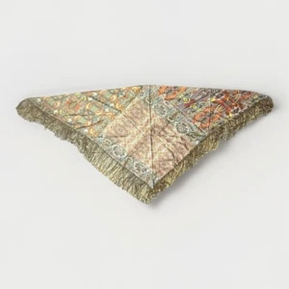 MALA ALISHA SCIARPA SCIALLE TRIANGOLARE OVERSIZE REVERSIBILE