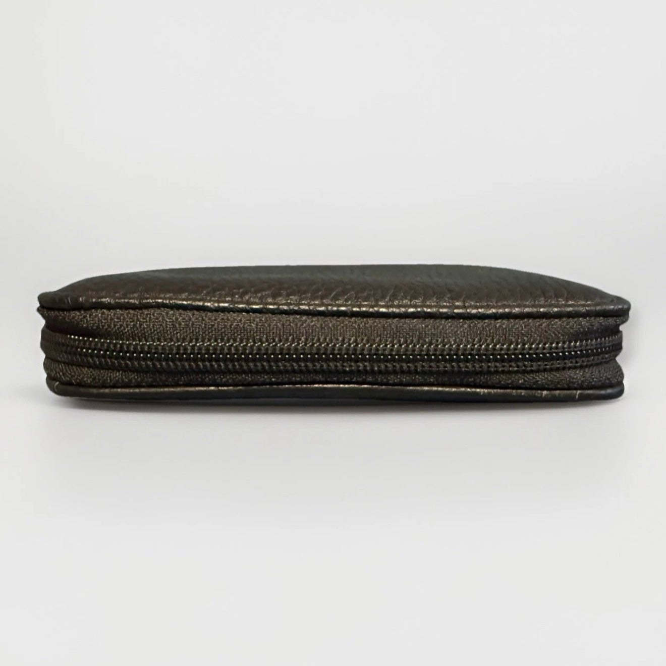 PORTACHIAVI ARTIGIANALE VERA PELLE NERO