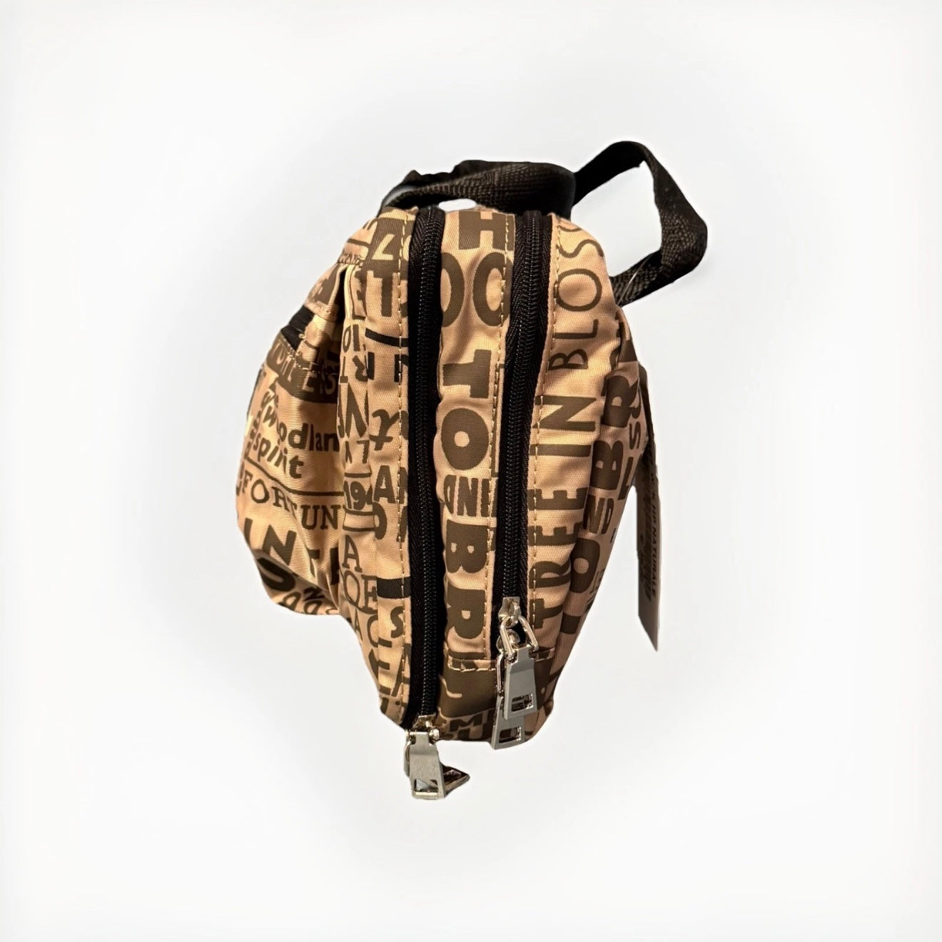 NANNINI BEAUTY CASE BEIGE MARRONE