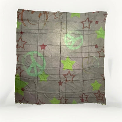 ROCKS ITALY SCIARPA UNISEX VIOLA FANTASIA SIMBOLO PACE