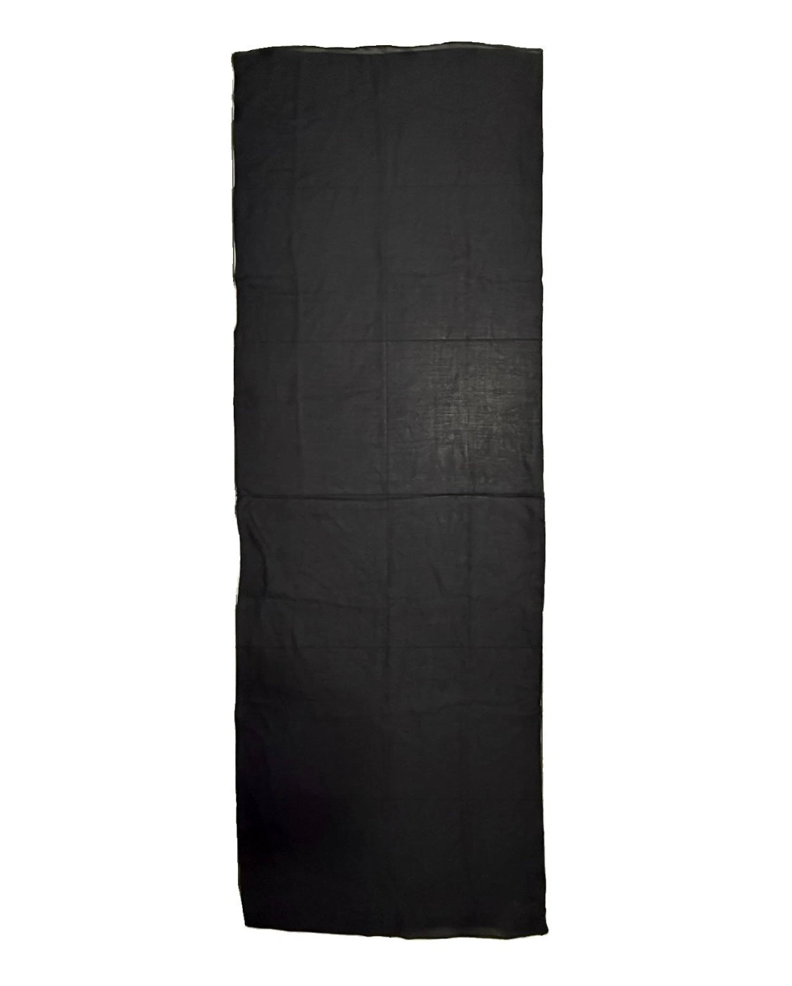 FRANCO BASSI SCIARPA UNISEX NERA CACHEMIRE E SETA