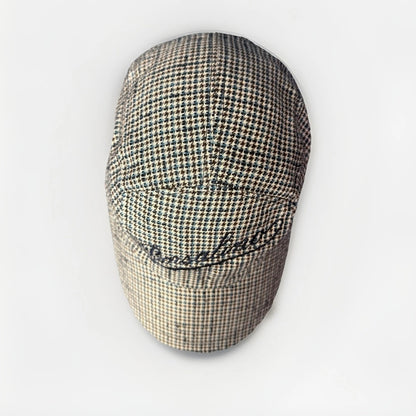 BORSALINO CAPPELLO BERRETTO TESSUTO BASEBALL PIED DE POULE UNISEX