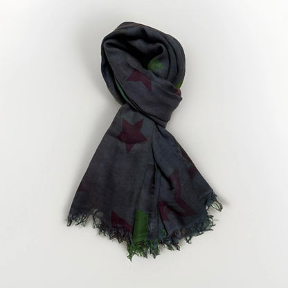 ROCKS ITALY SCIARPA UNISEX VIOLA FANTASIA SIMBOLO PACE