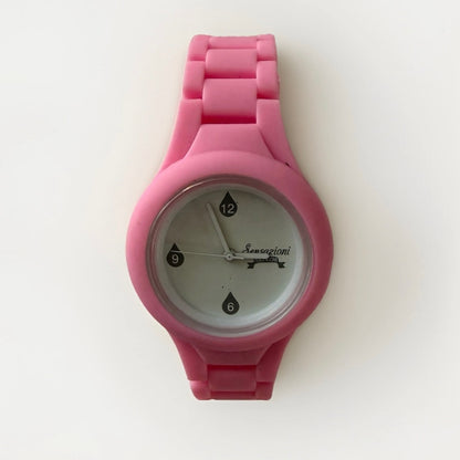 SENSAZIONI FIRENZE OROLOGIO DA POLSO DONNA PEACE & LOVE ROSA