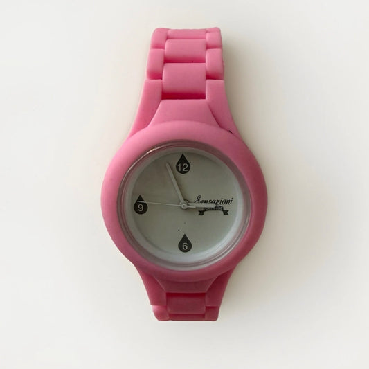 SENSAZIONI FIRENZE OROLOGIO DA POLSO DONNA PEACE & LOVE ROSA