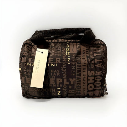 NANNINI BEAUTY CASE BIANCO MARRONE NERO