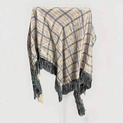 MALA ALISHA SCIARPA SCIALLE TRIANGOLARE OVERSIZE REVERSIBILE