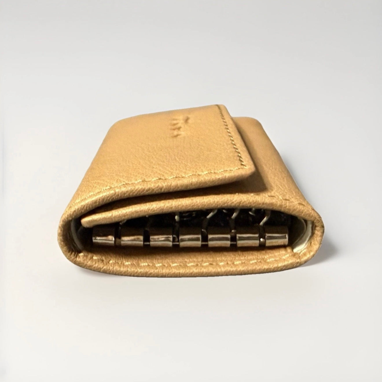 NANNINI PORTA CHIAVI UNISEX IN PELLE MARRONE