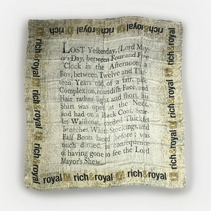 RICH & ROYAL SCIARPA BEIGE