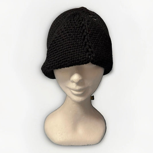 BORSALINO CAPPELLO CUFFIA DONNA NERO
