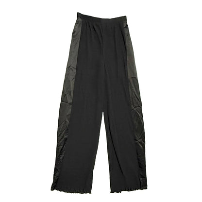 MAX MARA PANTALONI ELEGANTI PLISSETTATI NERI
