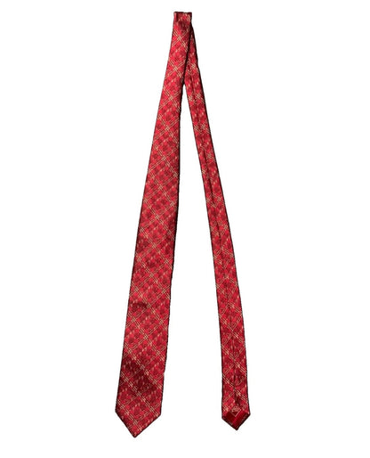 BRIONI CRAVATTA IN SETA ROSSA