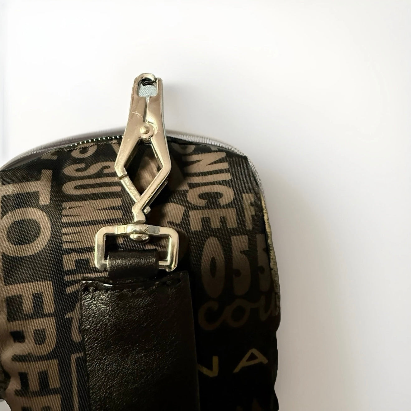 NANNINI MINI MARSUPIO MARRONE NERO UNISEX