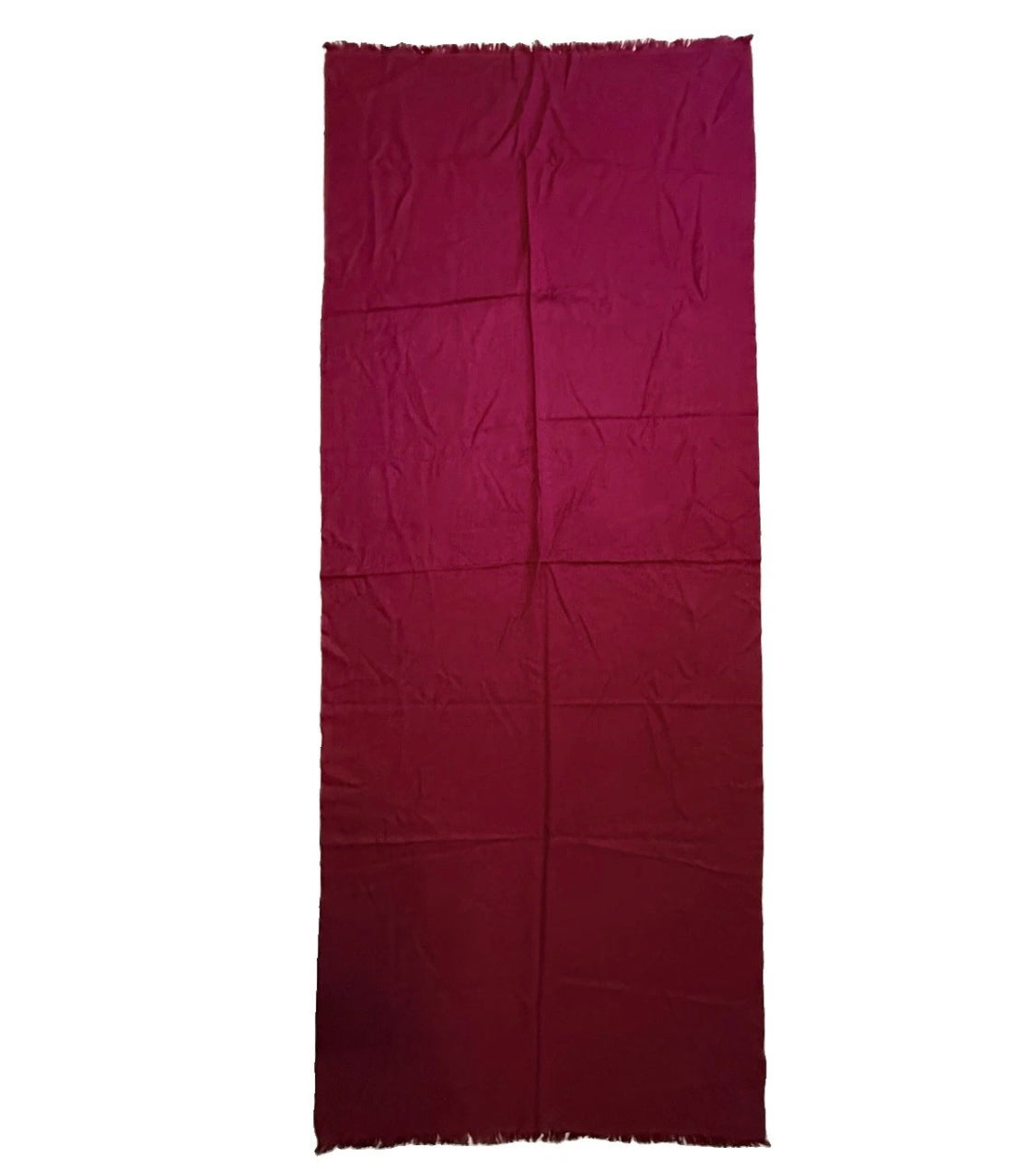 FRANCO BASSI SCIARPA UNISEX BORDEAUX CACHEMIRE E SETA