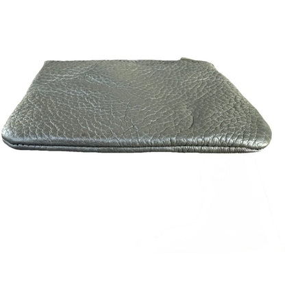 PORTACHIAVI ARTIGIANALE VERA PELLE GRIGIO