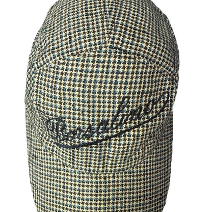BORSALINO CAPPELLO BERRETTO TESSUTO BASEBALL PIED DE POULE UNISEX