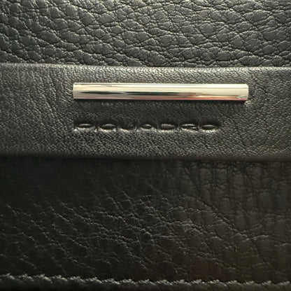 PIQUADRO SET MANICURE VERA PELLE NERO