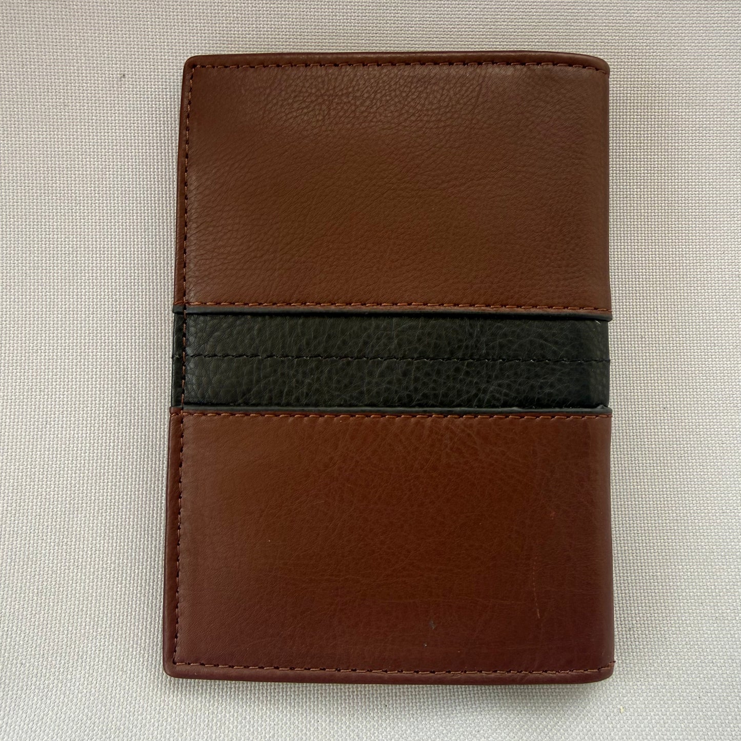 BRITISH TOPMAN&CO PORTAFOGLIO UOMO IN PELLE VITELLO MARRONE