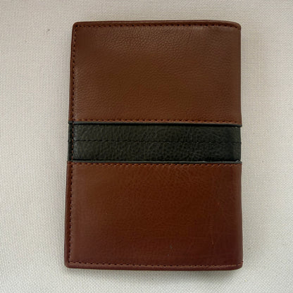 BRITISH TOPMAN&CO PORTAFOGLIO UOMO IN PELLE VITELLO MARRONE