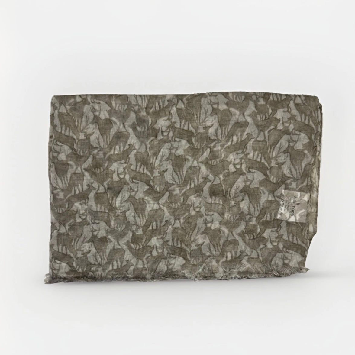 WALLMANN SCIARPA UNISEX FANTASIA CERVI BEIGE