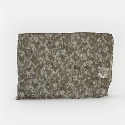 WALLMANN SCIARPA UNISEX FANTASIA CERVI BEIGE