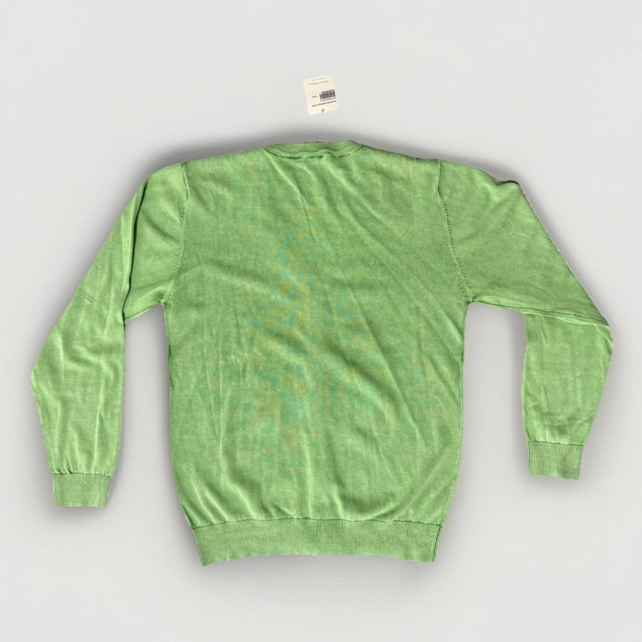 CASHMERE COMPANY CARDIGAN IN COTONE E SETA VERDE