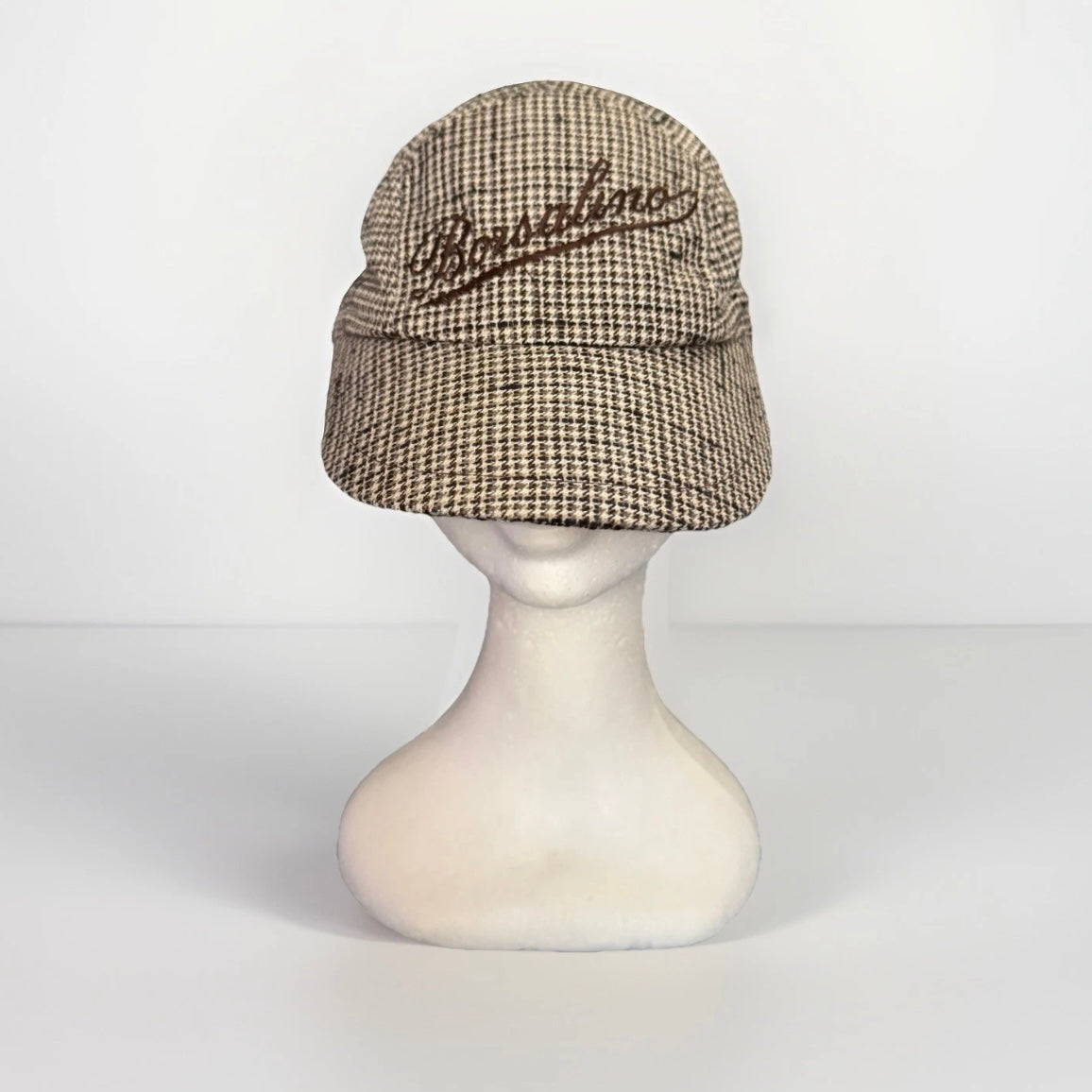 BORSALINO CAPPELLO BERRETTO BASEBALL PIED DE POULE UNISEX