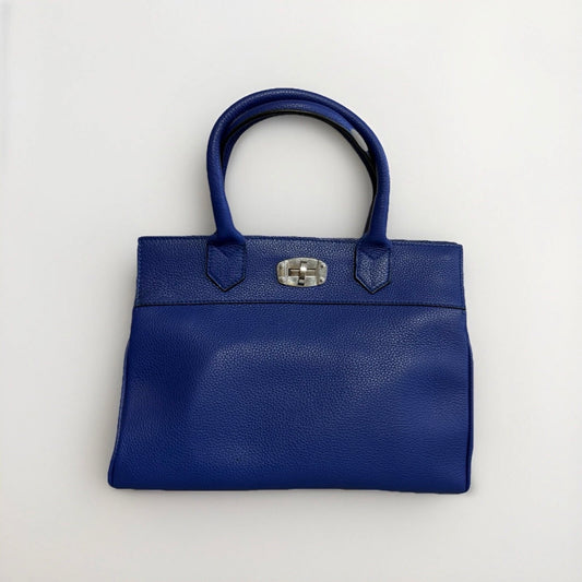 Borsa Bauletto Artigianale Blu