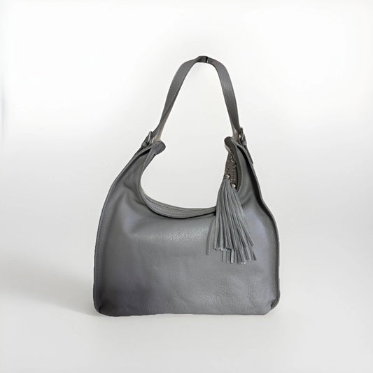 LAURA DI MAGGIO BORSA SHOPPING BAG GRIGIO