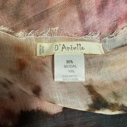 D'ANIELLO SCIARPA DONNA MISTO CACHEMIRE  FANTASIA ARTISTICA