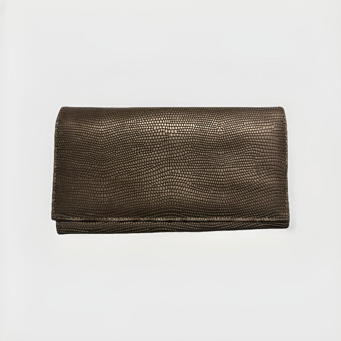 PORTAFOGLIO ARTIGIANALE DONNA PELLE NERO