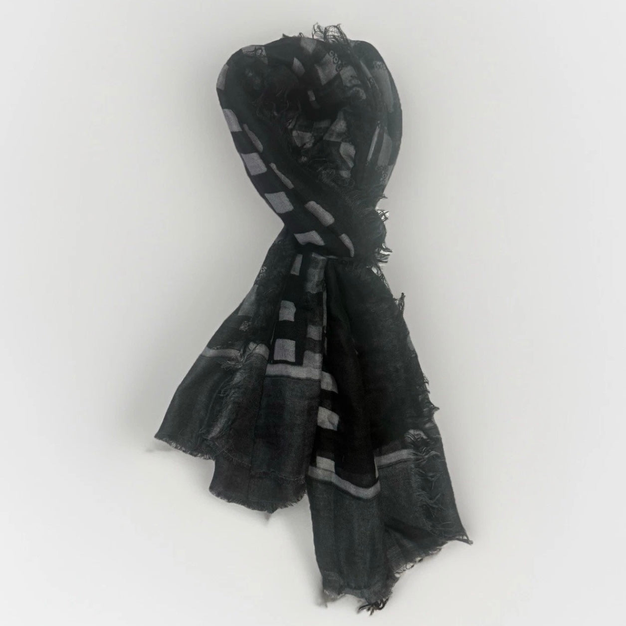 PESERICO SCIARPA UOMO GRIGIO NERA