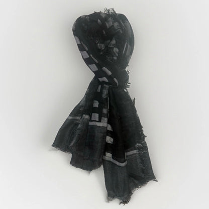 PESERICO SCIARPA UOMO GRIGIO NERA