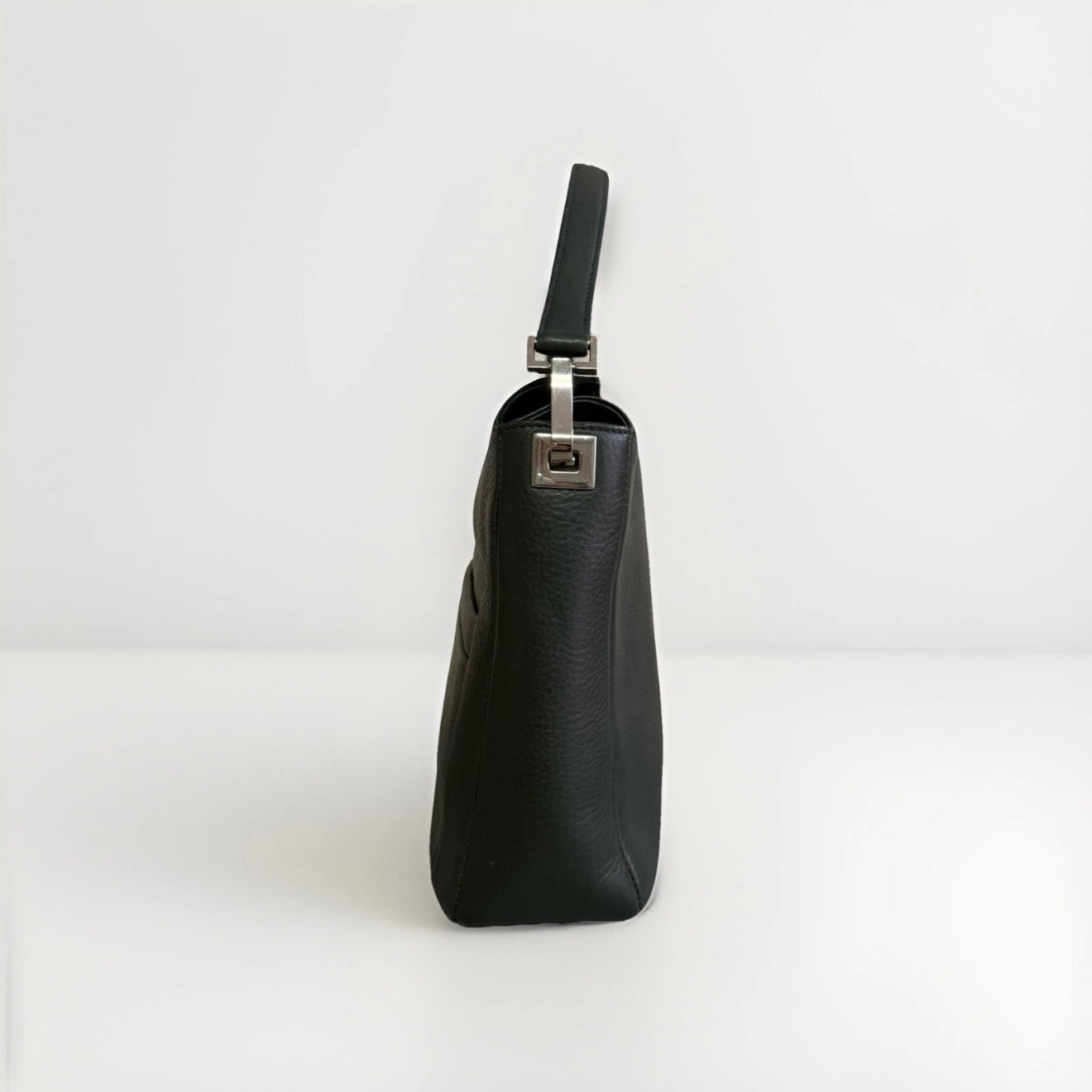 DELL’GA BORSA VERDE SCURO PELLE