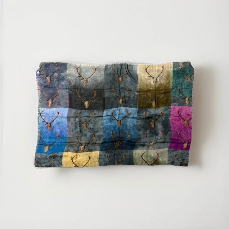 MALA ALISHA SCIARPA DONNA CERVI MULTICOLORE