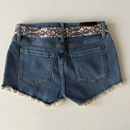 SUPERDRY PANTALONCINI SHORTS HOT PANTS DENIM DONNA