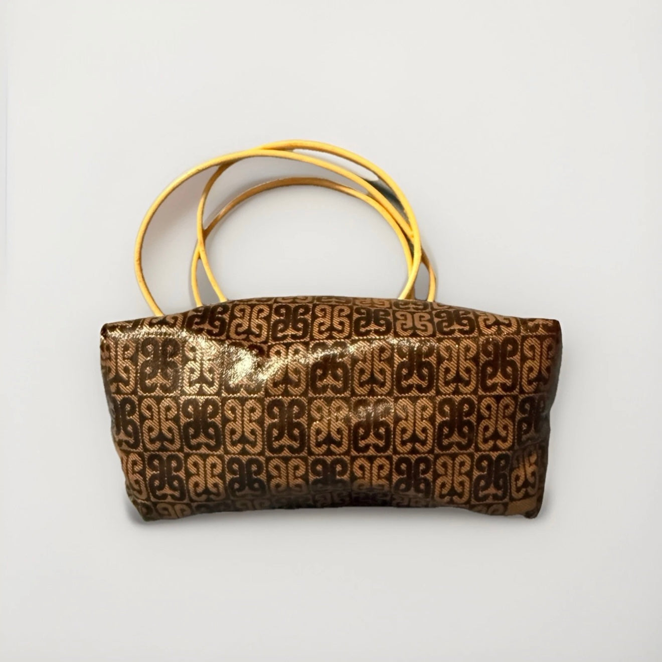 PIERO GUIDI TRACOLLA SMALL LINEA  MONOGRAM MARRONE